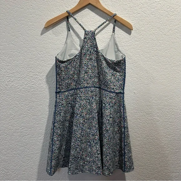 SAGE COLLECTIVE LG ATHLETIC PICKLEBALL TENNIS DRESS FLORAL ATTACHED SHORTS & BRA - Picture 2 of 11